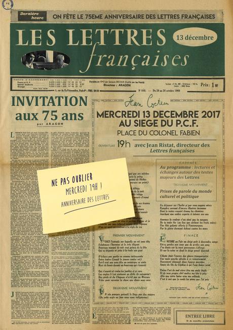75e anniversaire des Lettres Françaises