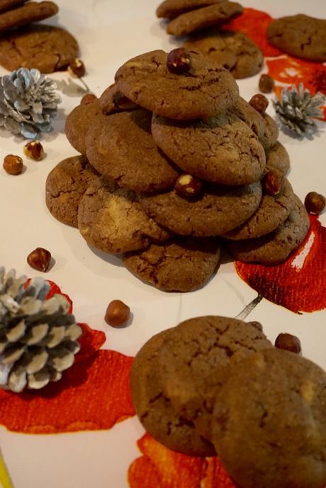 🍪COOKIES🍪 DE NOËL ☃ CHOCOLAT & NOISETTES