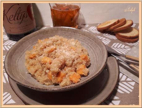 Risotto de Quinoa au Cidre et à la Patate Douce