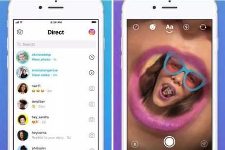 Instagram teste une application de messagerie autonome
