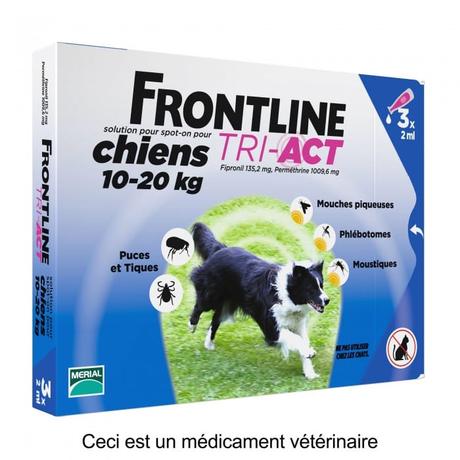 Frontline Tri-act spot-on,une nouvelle association anti-parasitaire externe dans la gamme Frontline!