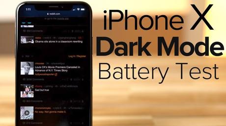 iPhone X : une autonomie accrue avec le mode « Dark »