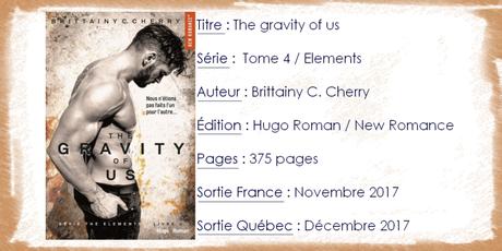 Elements #4 The Gravity of us de Brittainy C. Cherry