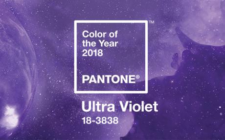 Et la couleur de l’année 2018 selon Pantone est l’ultra violet !
