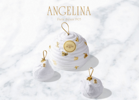 La bûche création Boule de Noël de Angelina