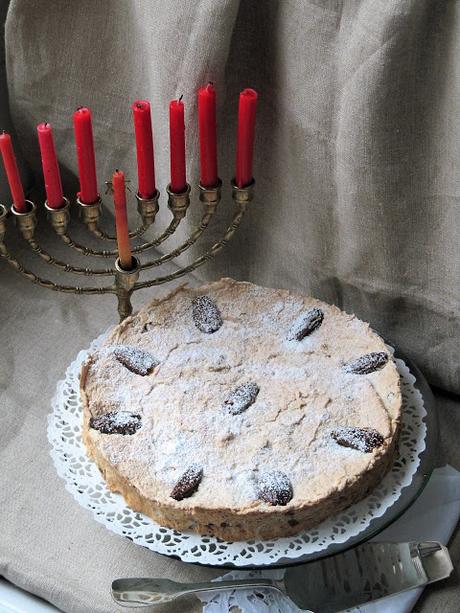 Gâteau aux dattes (Datteltart) pour Hanoukkah
