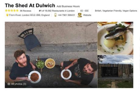 Son faux restaurant devient N°1 sur Tripadvisor en 6 mois Son faux restaurant devient N°1 sur Tripadvisor en 6 mois