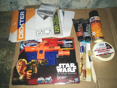 Tuto : customiser le blaster de Han Solo #Starwars #HanSolo #DIY