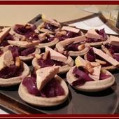 Tartelettes au foie gras et aux pignons - Oh, la gourmande..