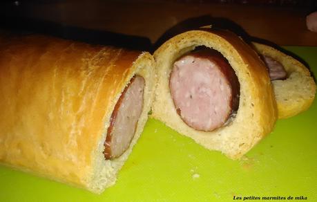 saucisson brioché