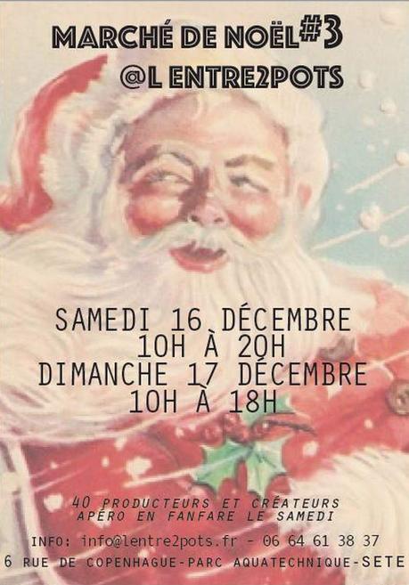 Marché de Noël à l’Entre2pots les 16 et 17 décembre