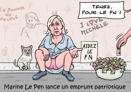Faites un don à Marine Le Pen ... et à son chat !