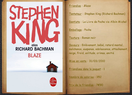 Blaze - Stephen King (alias Richard Bachman)