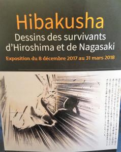 HIBAKUSHA  Dessins des survivants d’Hiroshima et de Nagasaki jusqu’au 31 Mars 2018