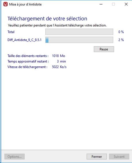 Mise à jour vers Antidote 9 v5.1