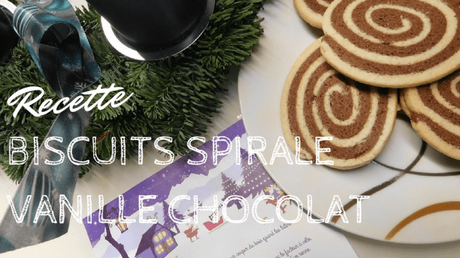 Biscuits spirale vanille chocolat