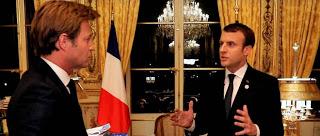 Interview de Macron/ Secrets d’histoire à l’Elysée.