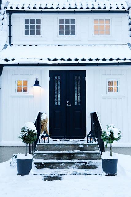 Noël 2017 / A Oslo une maison sobrement décorée /