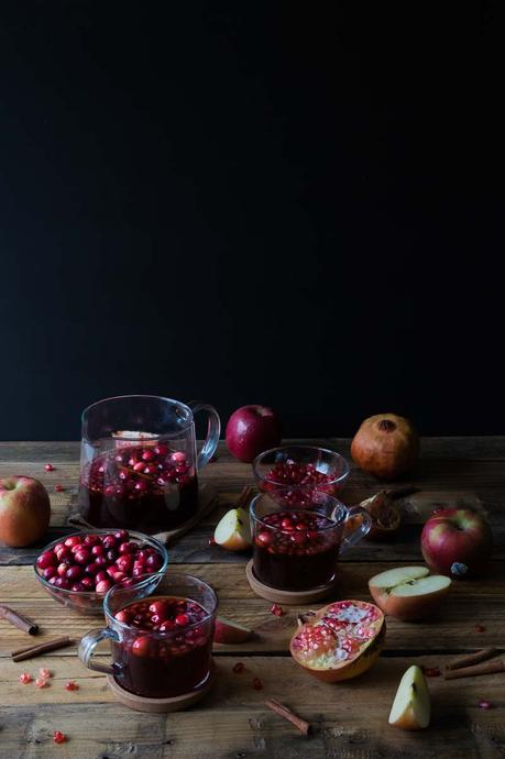 Quick Easy Pomegranate Cranberry Chai Spiced Hot Cider Quick Easy Pomegranate Cranberry Chai Spiced Hot Cider