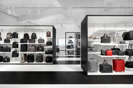 i29 Interior Architects signe le showroom de Samsonite à Amsterdam