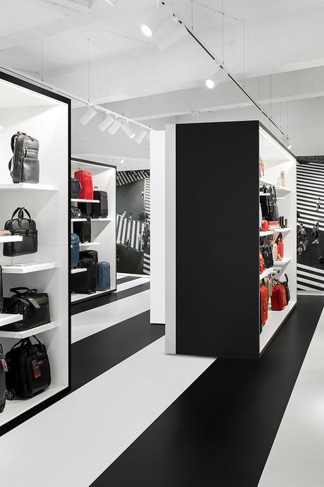 i29 Interior Architects signe le showroom de Samsonite à Amsterdam