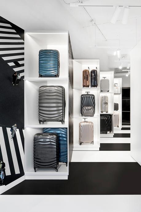 i29 Interior Architects signe le showroom de Samsonite à Amsterdam