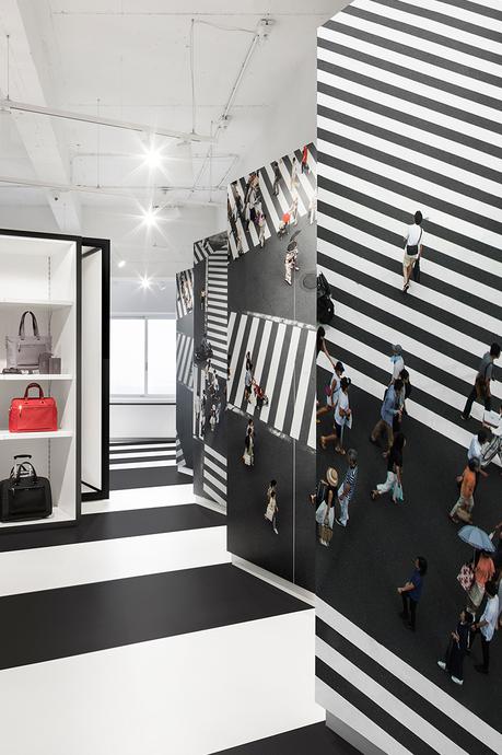 i29 Interior Architects signe le showroom de Samsonite à Amsterdam