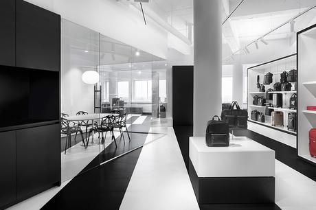 i29 Interior Architects signe le showroom de Samsonite à Amsterdam