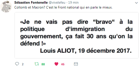 politique d’ #immigration : #LREM ou #FN, c’est kif kif, désormais