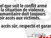 Injonction rappel l’impératif l’accès humanitaire dans conflits armés