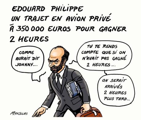 Le Premier Ministre en mode avion