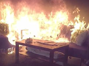 Brûler plancher pour chauffer