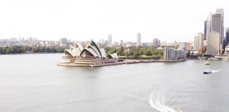 View of the Sydney opera.