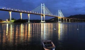 Pont de Machang - Masan a Changwon . Core du Sud. Mai 2009