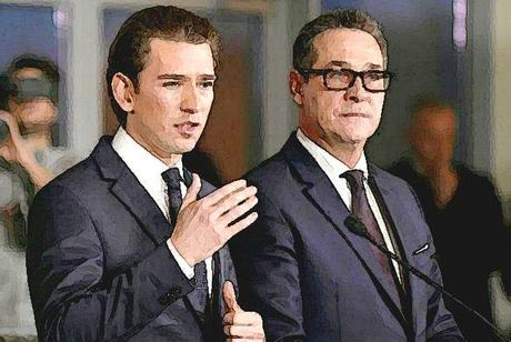 Sebastian Kurz, entre noir et bleu