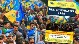 Le MAK-Anavad appelle aux Marches de Yennayer 2968 pour l’indépendance de la Kabylie