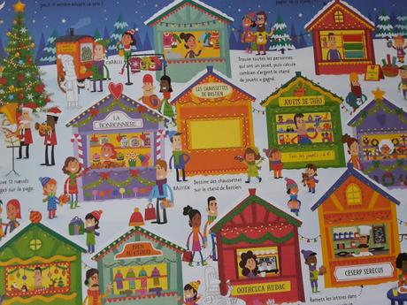 En attendant Noël #36 : les nouveautés Usborne : Dessine avec les doigts Noël - Livre de décalcomanies Noël -