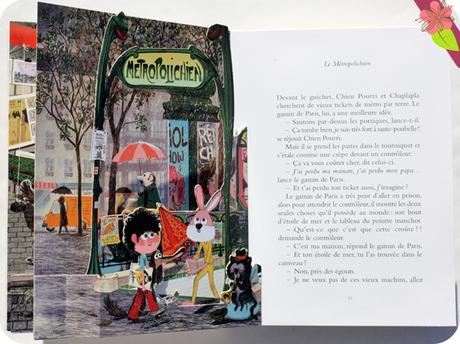 Chien pourri à Paris ! Pop-up de Colas Gutman et Marc Boutanvant - école des loisirs 