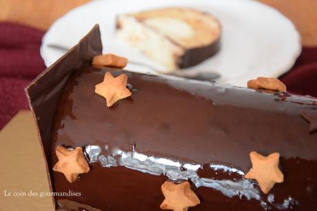 Bûche au spéculos et vanille Bûche au spéculos et vanille
