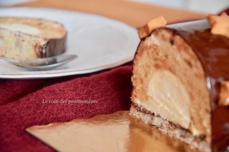 Bûche au spéculos et vanille Bûche au spéculos et vanille