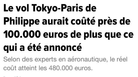 Vol du PM : 350 000€ + 130 000€ = 480 000€