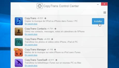CopyTrans : les meilleurs outils sous Windows pour gérer votre iPhone et iPad, sans iTunes…