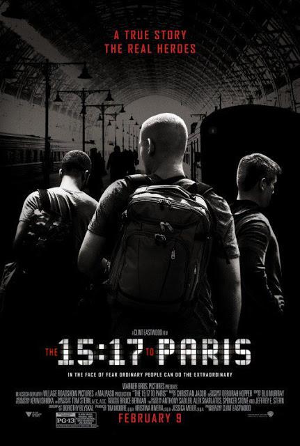 Première affiche US pour Le 15h17 pour Paris de Clint Eastwood