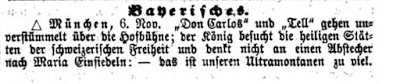 1865, ultramontains bavarois s'opposaient choix culturels Louis article Augsburger Anzeigeblatt, dans lequel question d'un certain 