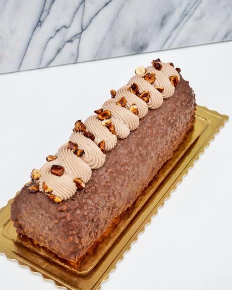 Bûche 100% praliné 