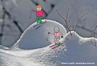 Quel cadeau, de la neige !