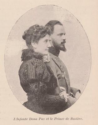 Un couple ami de Louis II: le prince Louis-Ferdinand et l'Infante Maria de la Paz