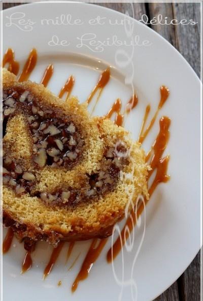 ~Bûche à la saveur de tarte aux pacanes~