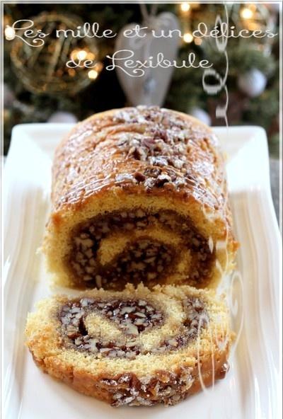 ~Bûche à la saveur de tarte aux pacanes~