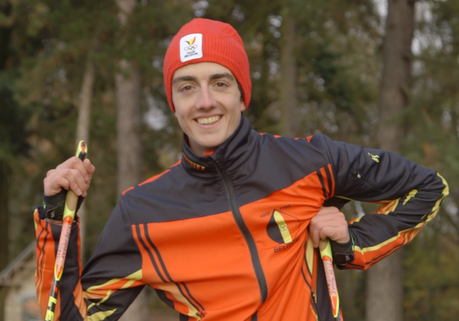 E-TV Sport et Nintendo souhaitent un joyeux Noël au fondeur Thibaut de Marre